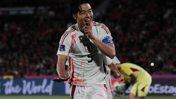 La alegría del jugador de Japón que fue elegido como el mejor del triunfo ante Chile en el Mundial Sub 20