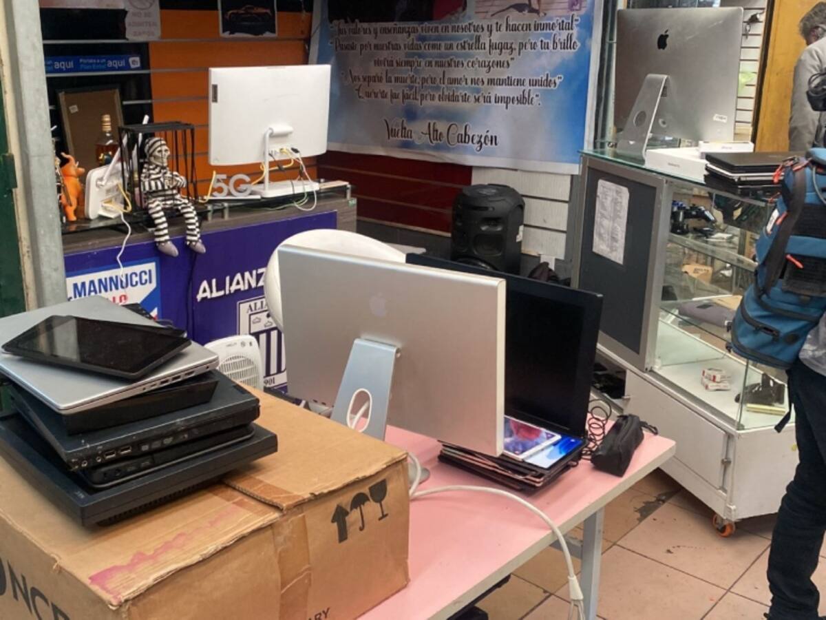 Persa Bío Bío: carabineros recupera más de 120 computadores robados desde un colegio en Colina