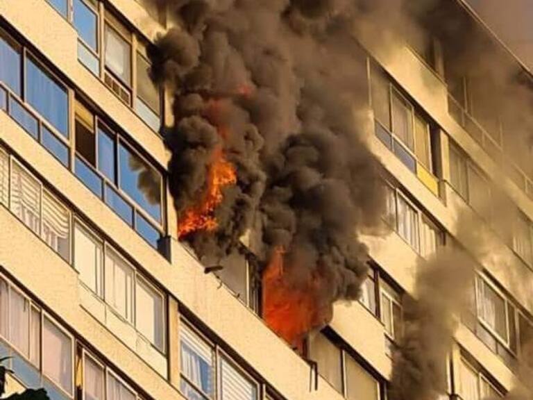 Incendio en Providencia