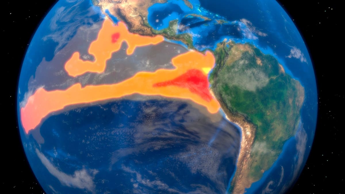 Imagen muestra que enorme ola caliente del “Super Niño” ya está en Chile: puede ser la más fuerte registrada en mil años