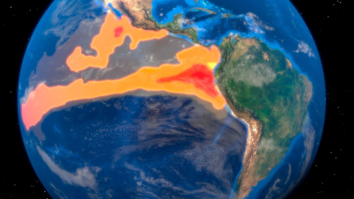 Imagen muestra que enorme ola caliente del “Super Niño” ya está en Chile: puede ser la más fuerte registrada en mil años