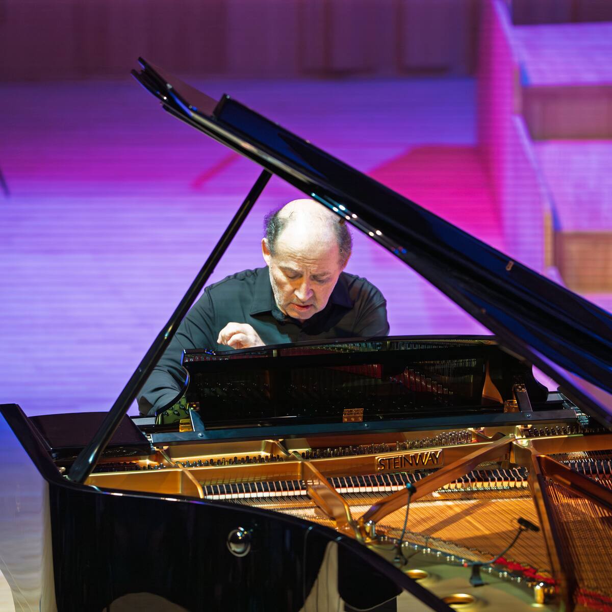 La majestuosidad del piano llegó a la Gran Sala Sinfónica