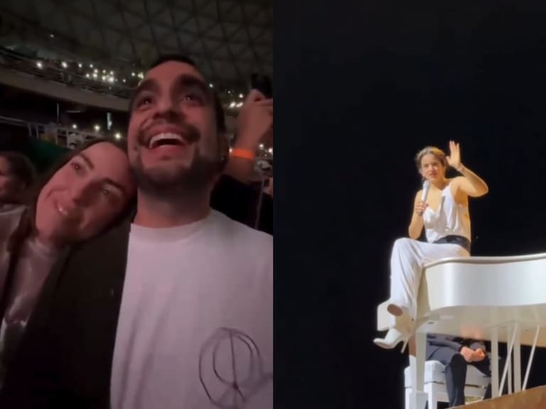Pareja chilena le pidió un favor a Rosalía durante su concierto y la española los sorprende con insólita invitación: ¡atentos a la propuesta!