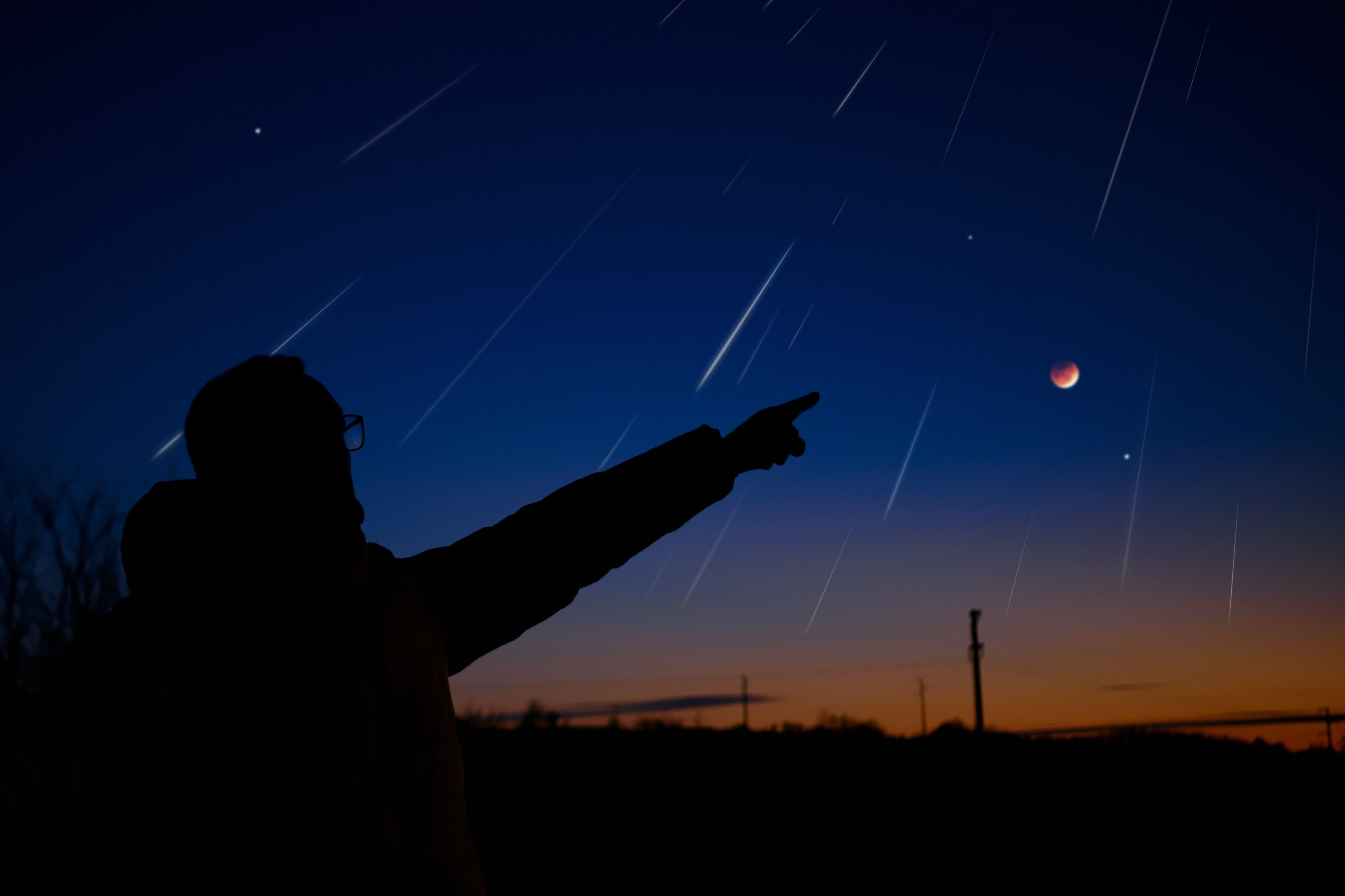 Lluvia de meteoritos