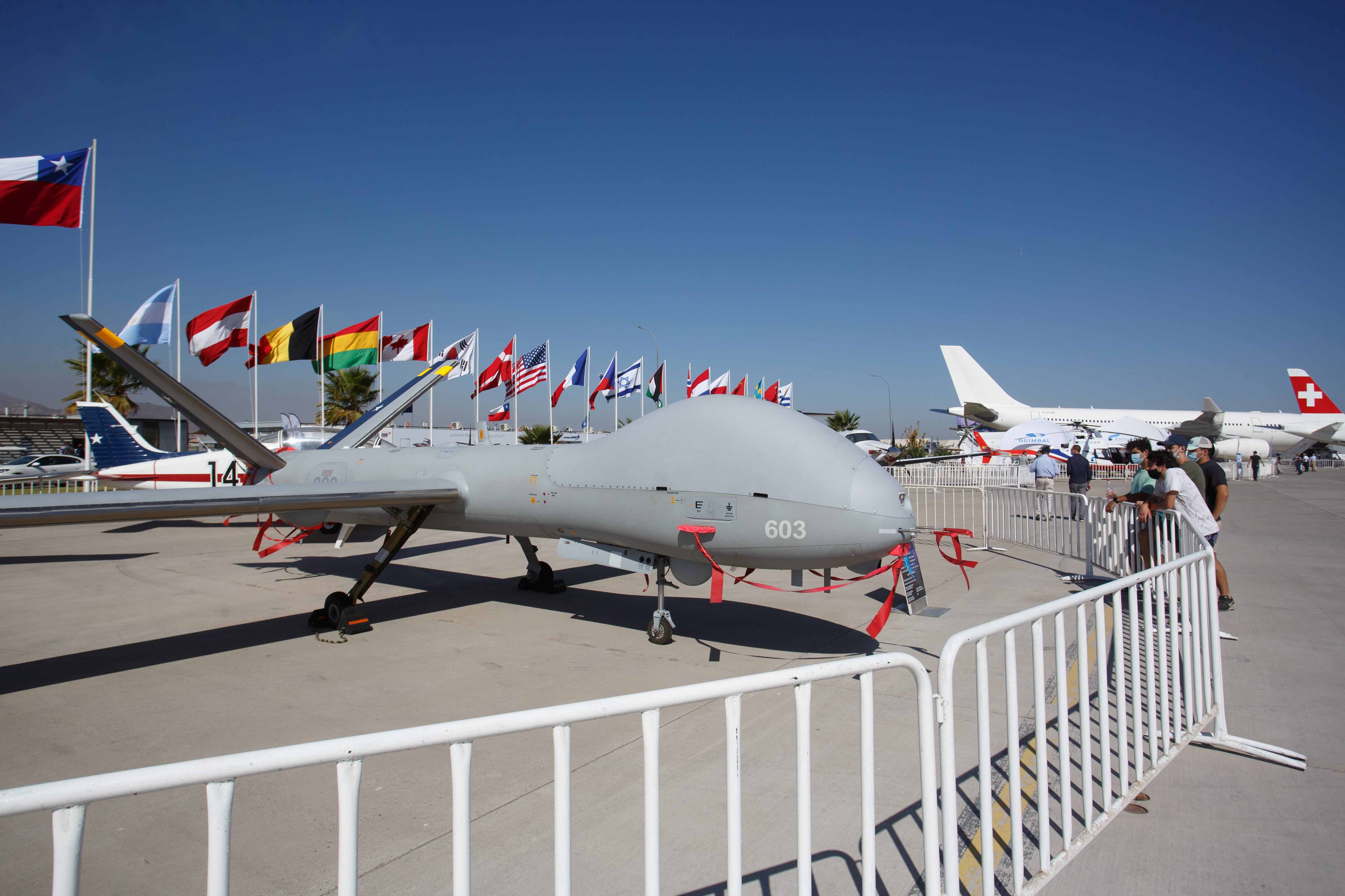 Agencia Uno | Imagen de archivo de la Feria Internacional del Aire y el Espacio (FIDAE) en su versión 2022