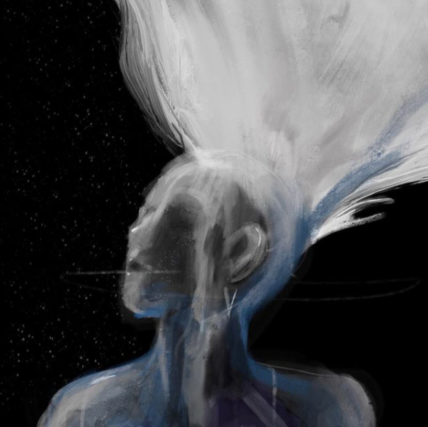 Ilustración de «Soledad Boreal» realizada por @kat_ilustra