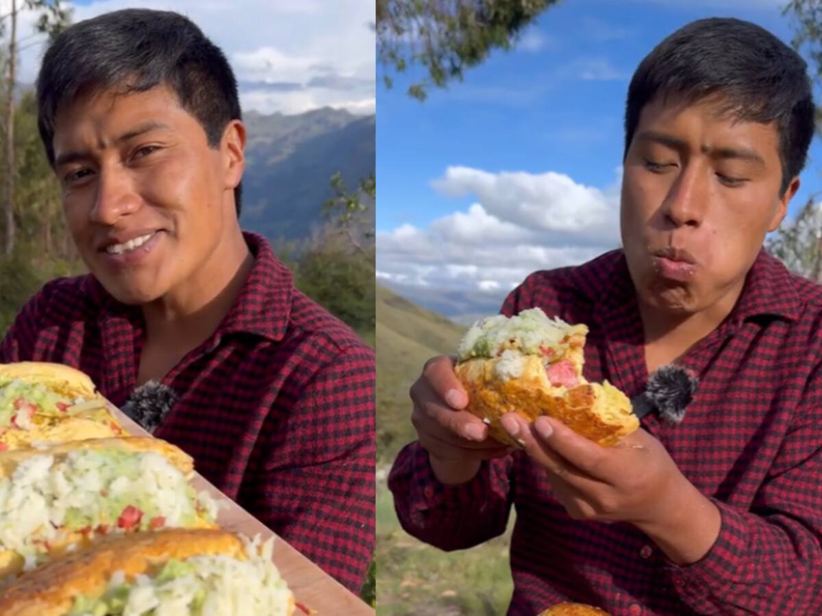 “Ni Talca se atrevió a tanto”: tiktoker peruano genera debate en redes sociales luego de crear su versión de un “completo chileno”