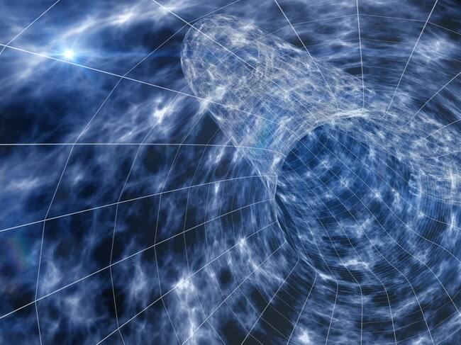Túnel interestelar en 3D (ficción)
