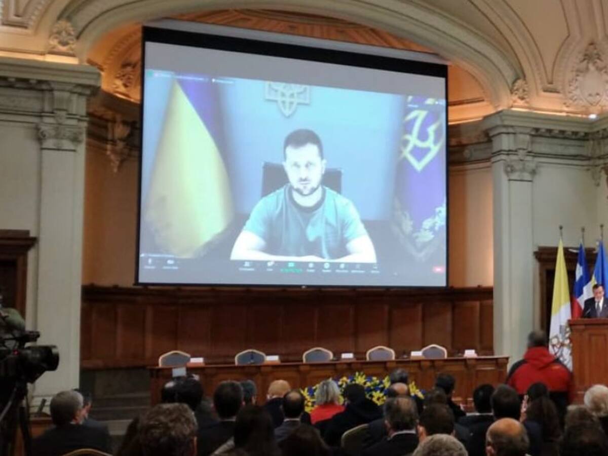 «No mantengan comercio con Rusia»: presidente de Ucrania dialoga con autoridades UC sobre la situación del país