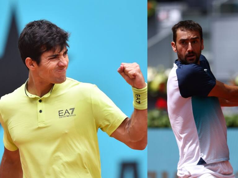 Cristian Garin se medirá con el croata Marin Cilic por los octavos de final del Masters 1000 de Roma