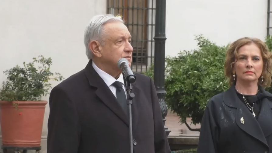 Andrés Manuel López Obrador en La Moneda