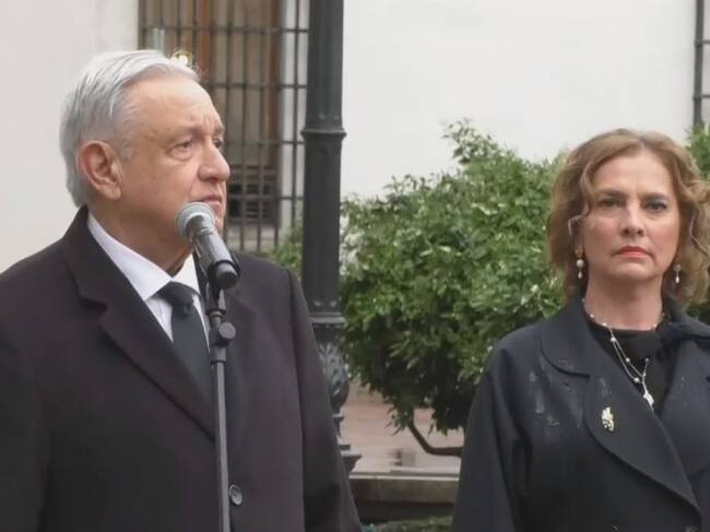 Andrés Manuel López Obrador en La Moneda