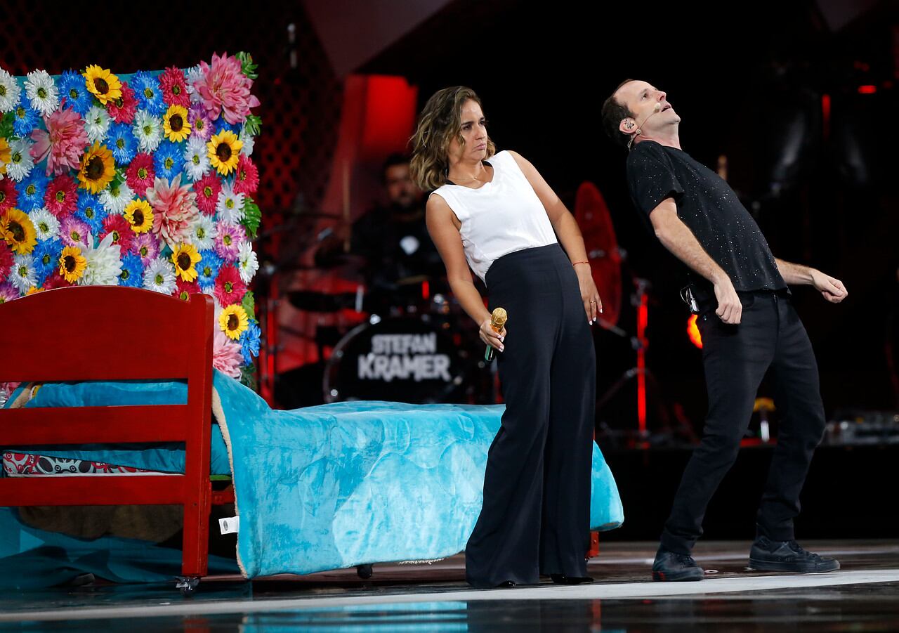 Paloma Soto y Stefan Kramer en Viña 2020