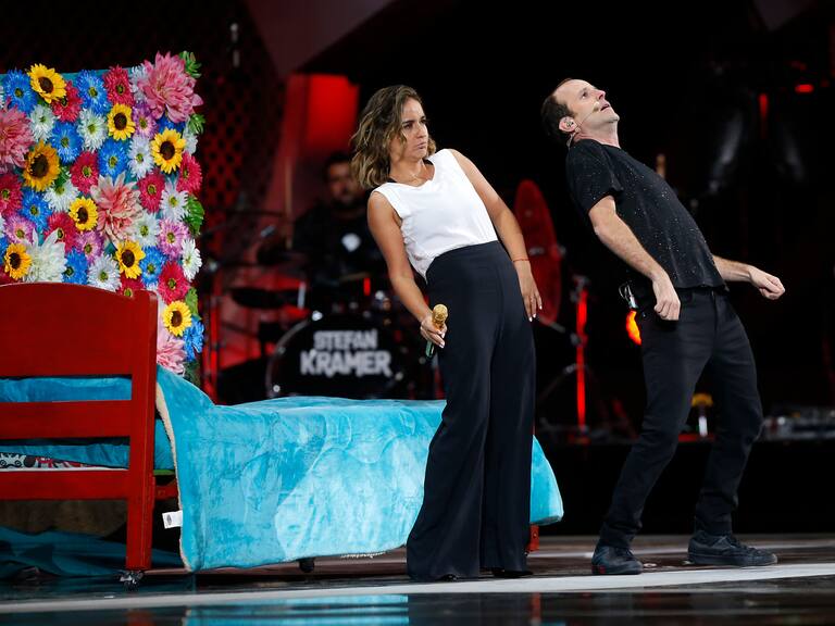 Paloma Soto y Stefan Kramer en Viña 2020