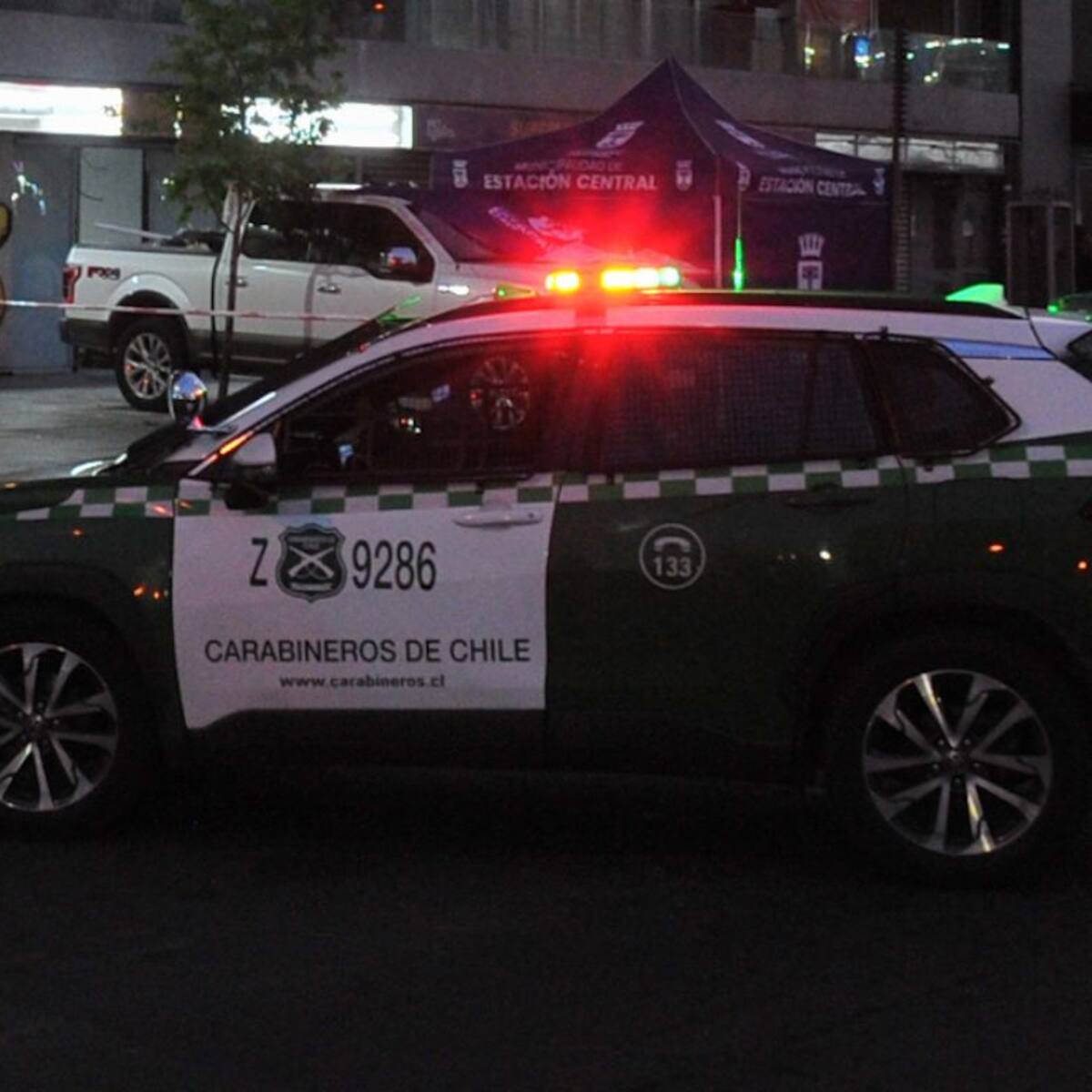 Atacan a balazos a base municipal de seguridad de Estación Central