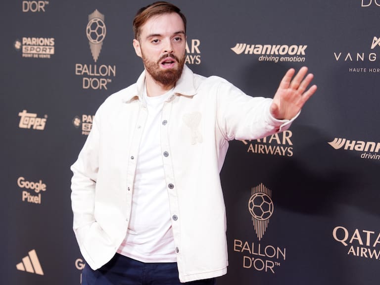 Ibai Llanos arrives at the Ballon d'Or awards ceremony 2025, at the Theatre du Chatelet in Paris, France. Picture date: Monday September 22, 2025. (Photo by Adam Davy/PA Images via Getty Images)