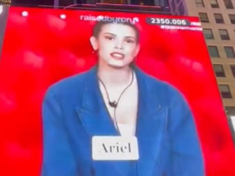 «Y la que Lule»: Fanáticos de Coni la instalaron en enorme publicidad en Times Square