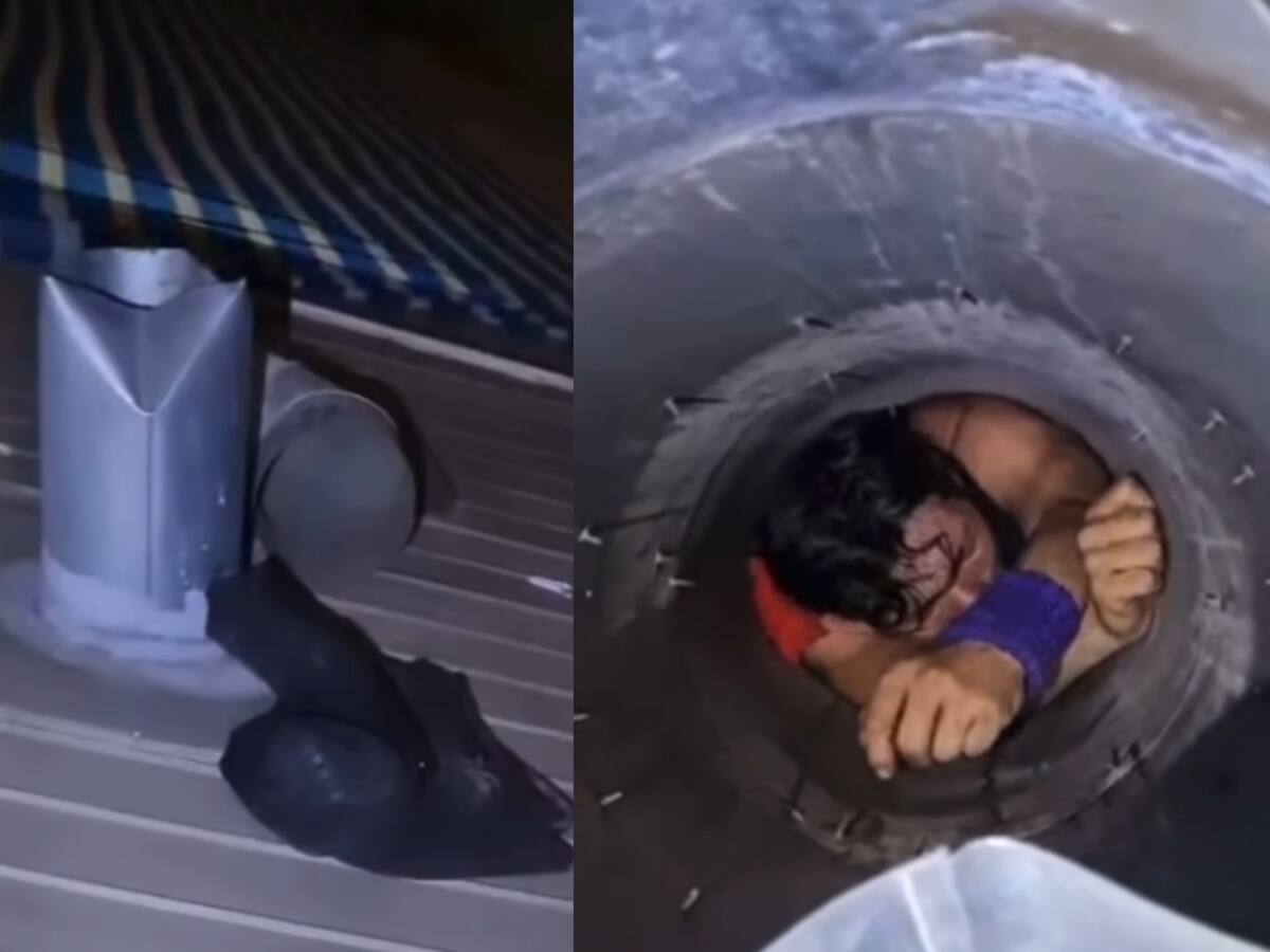 VIDEO capta a delincuente atrapado en ducto de ventilación de la Tesorería Regional de Valparaíso tras intento de robo
