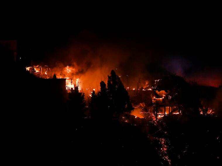 Incendio en Cerro Cordillera de Valparaíso | Agencia Uno