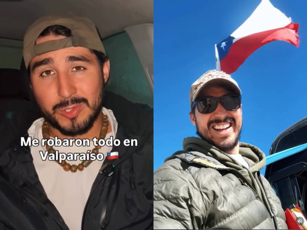 “Te llevaste mi vida”: influencer extranjero de visita en Chile hace desesperado llamado tras sufrir grave situación