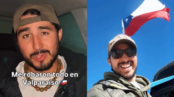 “Te llevaste mi vida”: influencer extranjero de visita en Chile hace desesperado llamado tras sufrir grave situación