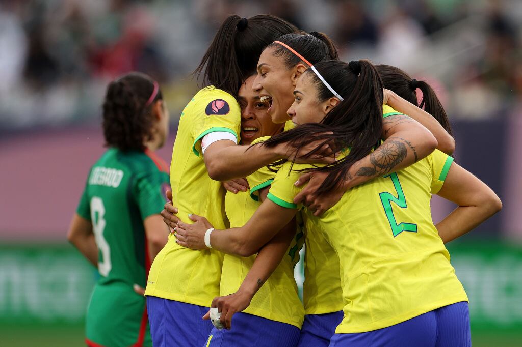 La selección femenina de Brasil derrotó a la de México en las semifinales de la Copa de Oro 2024 de la Concacaf, que se disputó en San Diego de California.