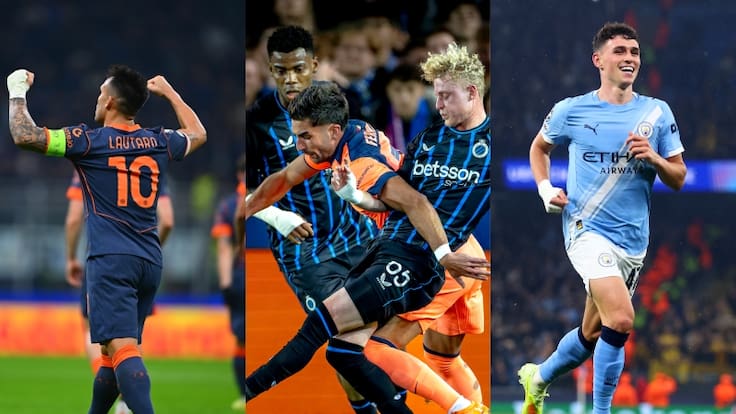 Tropieza el Barcelona, golea el Manchester City y el Inter de Milán trepa a la cima: así se jugó la Champions League este 5 de noviembre
