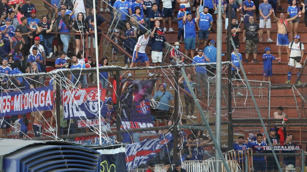 La U sólo fue sancionada por escrito por los incidentes en el partido ante Huachipato