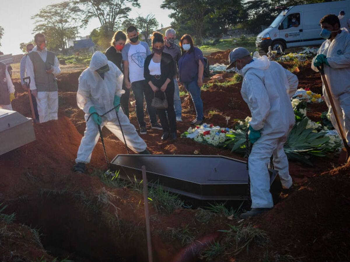 Brasil superó las 134 mil muertes por Covid-19 y registró más de 36 mil nuevos casos positivos