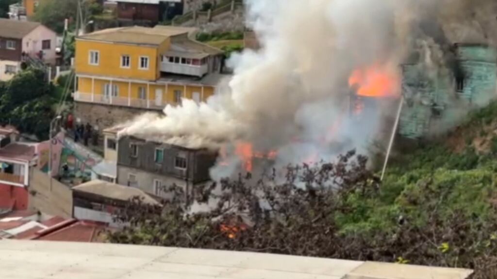 Incendio en Valparaíso