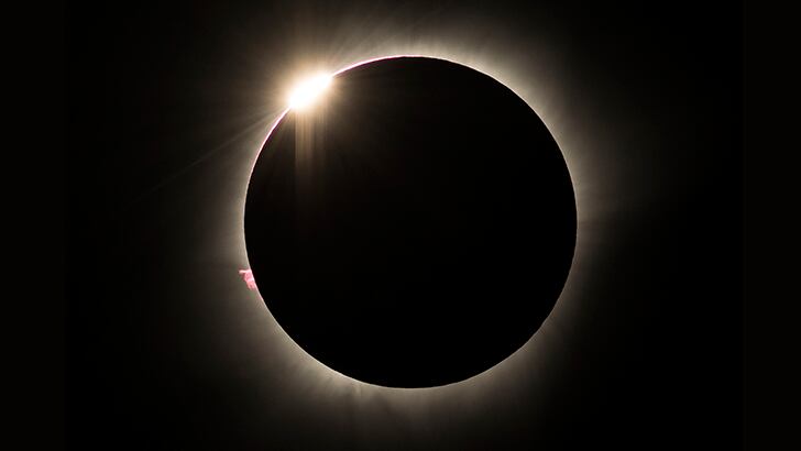 Eclipse total de sol Antártica
