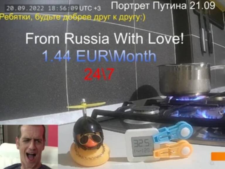 Twitch elimina cuenta de ruso que dejó prendida su cocina 24/7: se burlaba de la escasez de gas