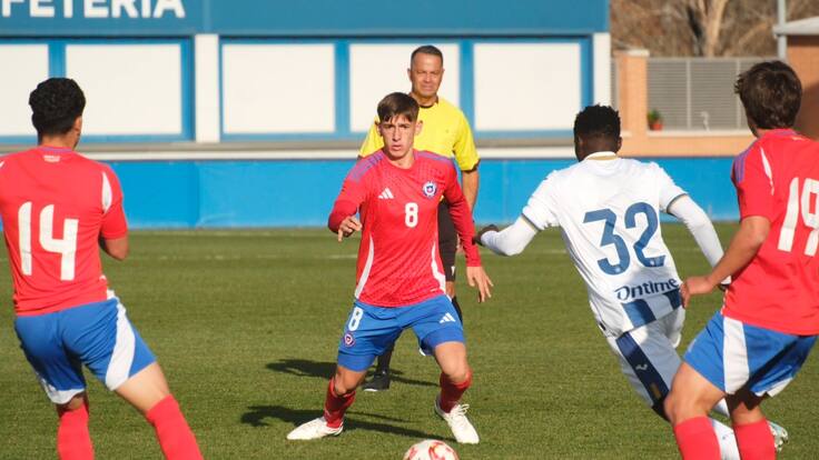 La Roja sub-20 tropezó ante el Leganés en su primer duelo de la gira por Europa
