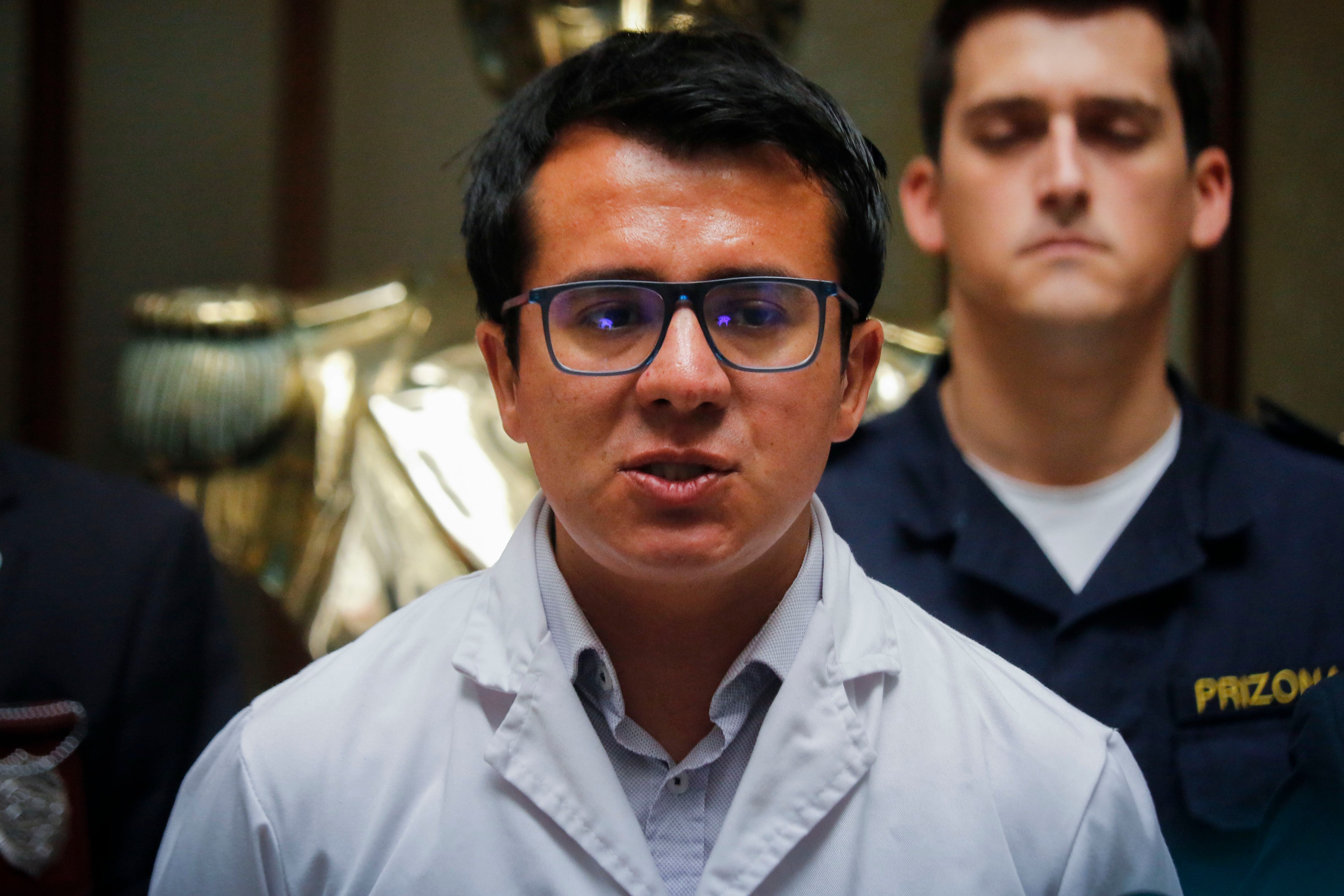 19 DE MARZO DE 2020/VALPARAISO
El seremi de Salud, Francisco Alvarez, realiza una voceria luego del inicio del Estado de Catastrofe por la pandemia del Coronavirus.
FOTO: LEONARDO RUBILAR CHANDIA/AGENCIAUNO