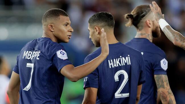 "Tienes que darme los pases": el reproche de Mbappé a Hakimi