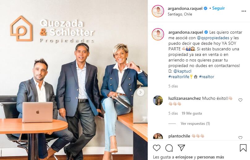 Raquel Argandoña | Instagram