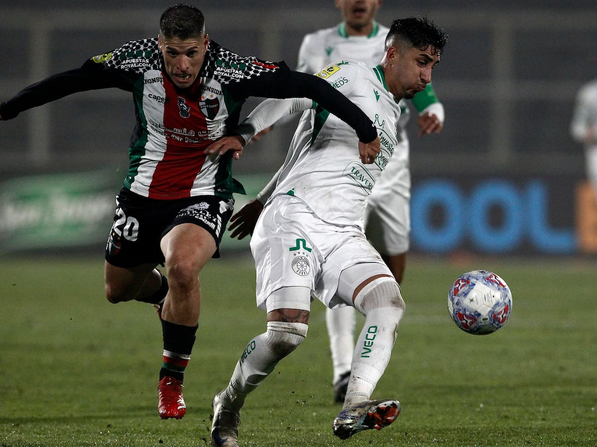 Palestino resiste con diez e iguala ante Audax en el clásico de colonias por la Liga de Primera