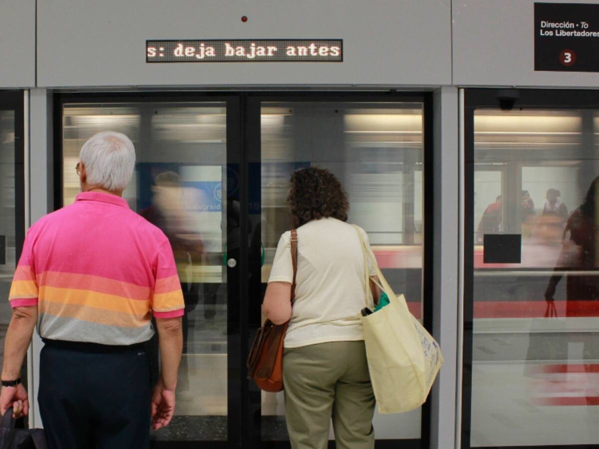 Como en L6 y L3: Metro anuncia que Línea 1 tendrá puertas en los andenes para evitar personas en las vías