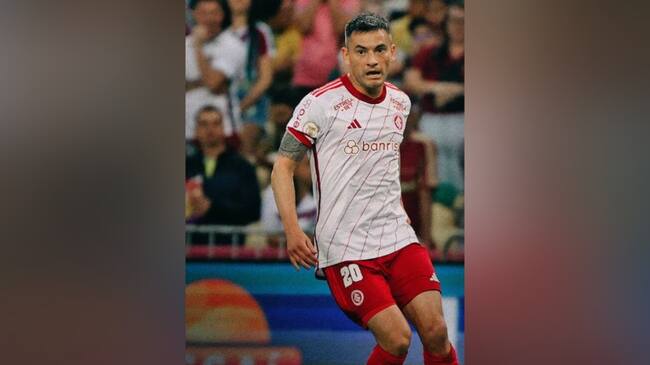 Charles Aránguiz suma minutos en derrota del Inter de Porto Alegre ante Fluminense