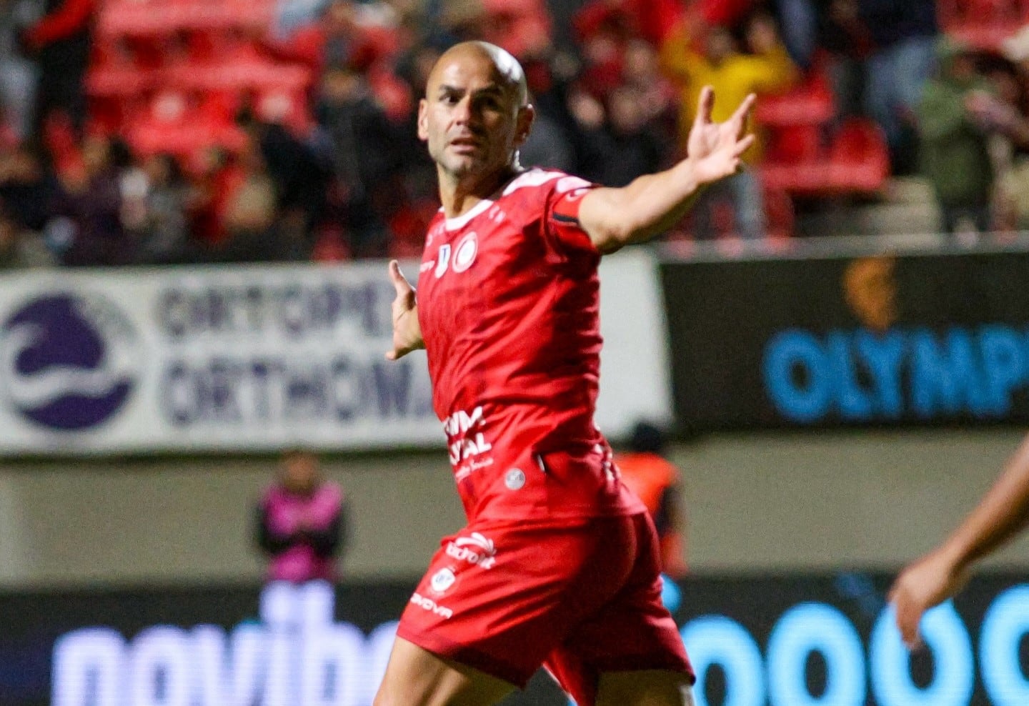 Sebastián Sáez, delantero de Unión La Calera | Instagram: Unión La Calera