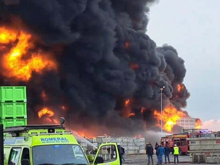 Incendio en planta de Agrozzi en Teno: empresa no descarta participación de terceros y presentación de querella