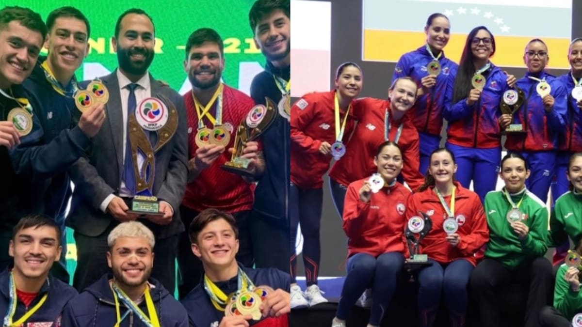 Chile consigue su doble clasificación al Mundial de karate por equipos