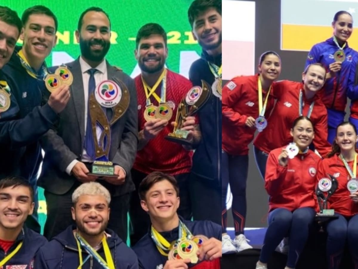 Chile consigue su doble clasificación al Mundial de karate por equipos