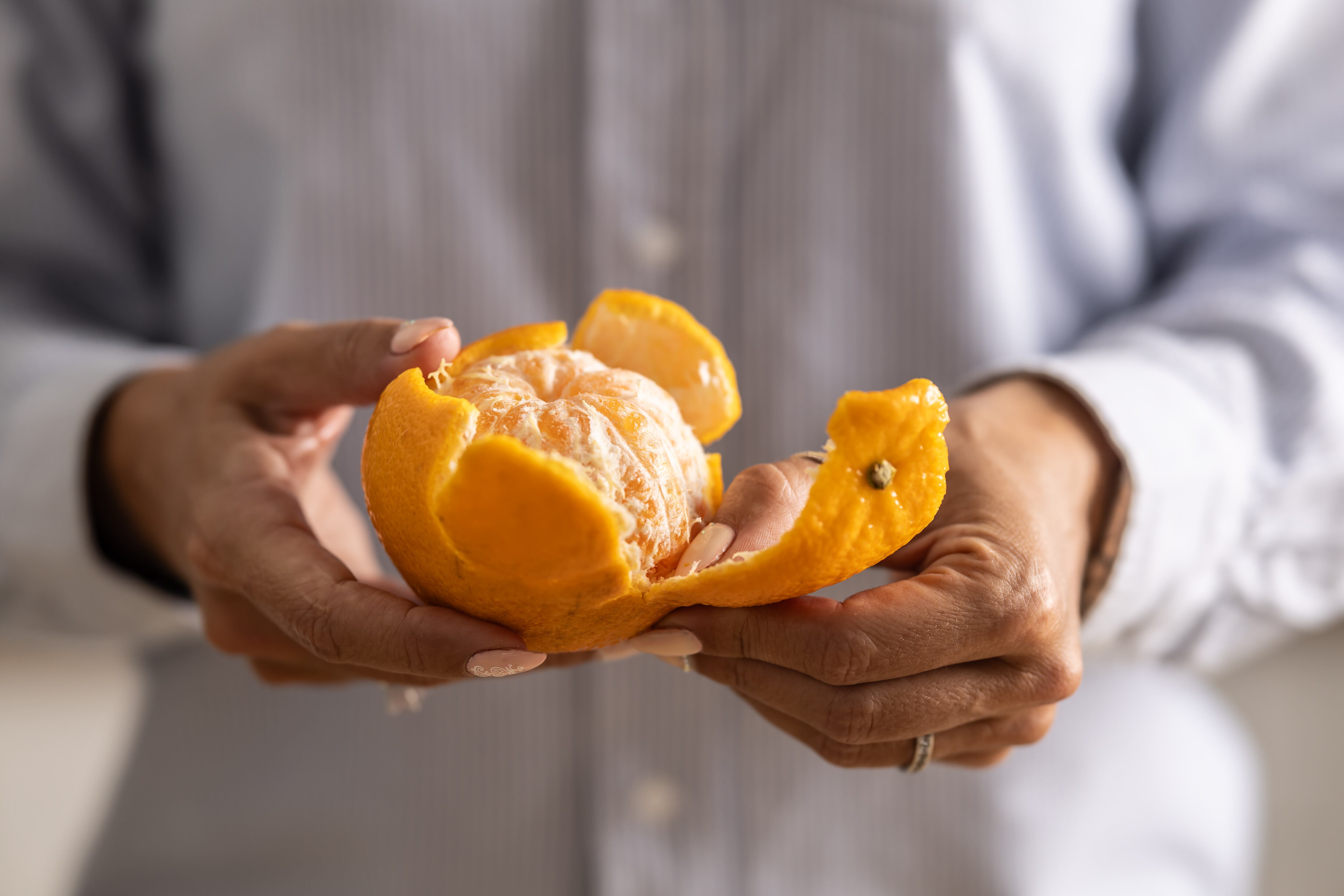 Cáscara de mandarina
