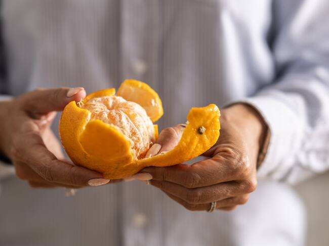 Cáscara de mandarina
