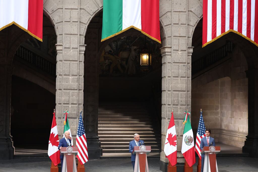 Joe Biden habla en Ciudad de México ante López Obrador y Justin Trudeau