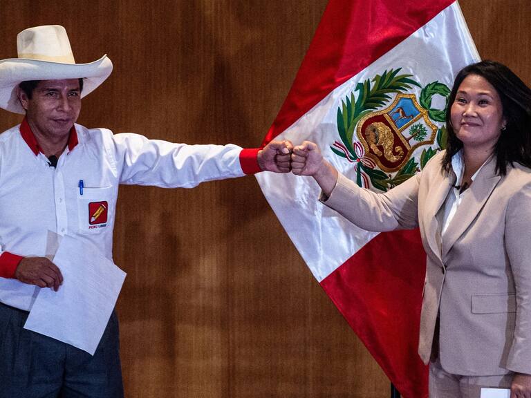 Pedro Castillo y Keiko Fujimori