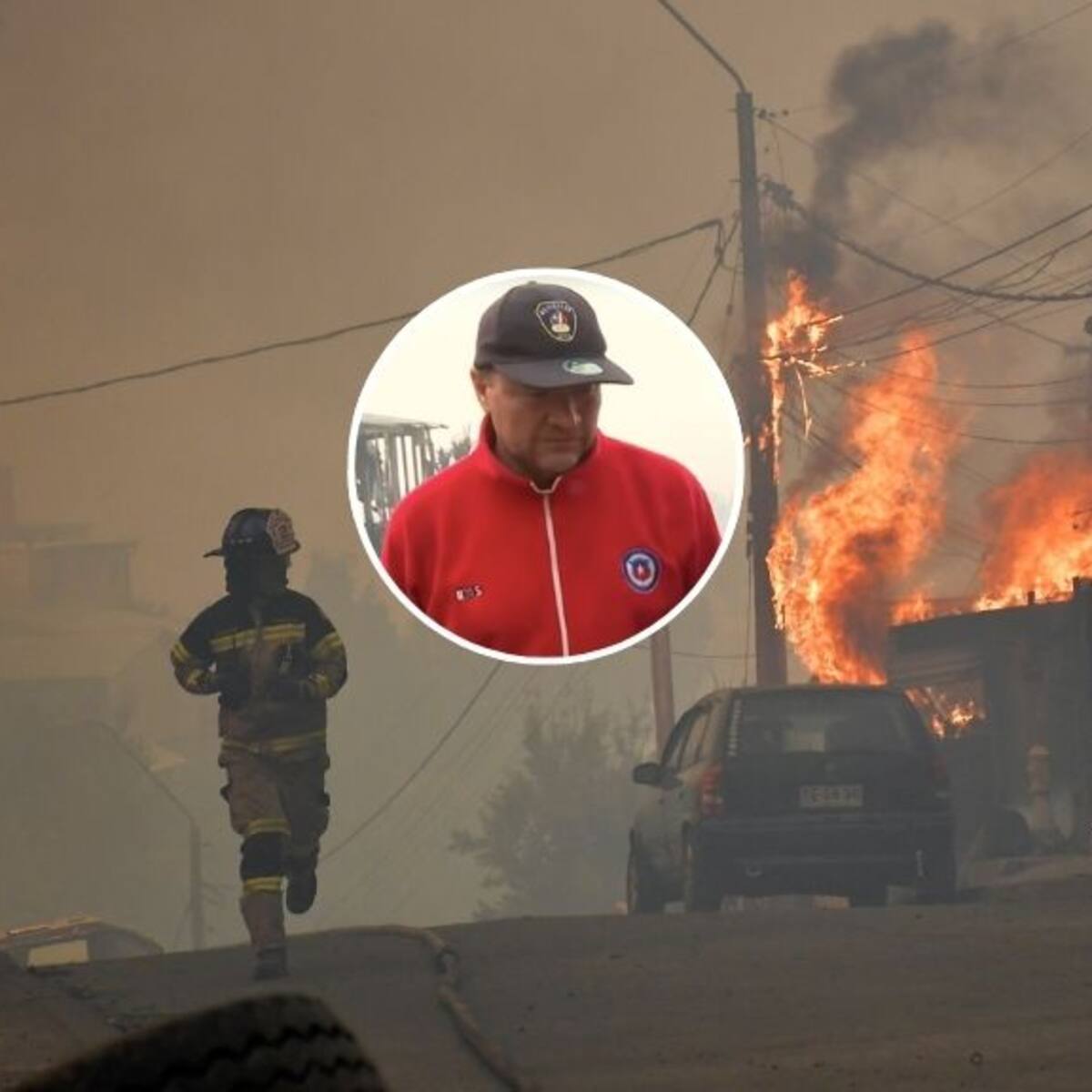 Decidió seguir ayudando: Bombero pierde su hogar mientras combatía incendio en el Biobío