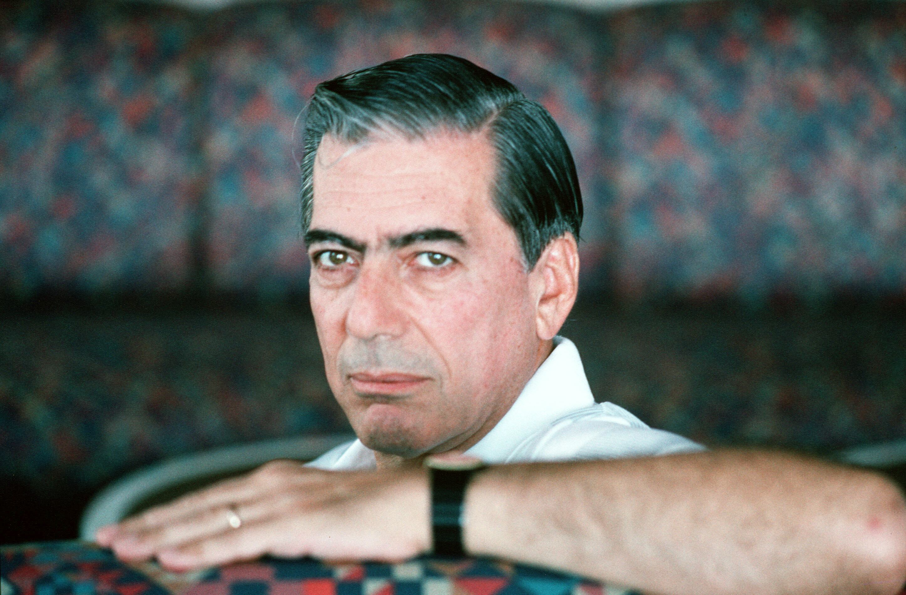 Mario Vargas Llosa en 1990 . Getty Images