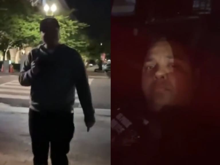 “Está viendo Cartoon Network”: streamer sorprende a policía dormido en plena vigilancia en la Casa Blanca